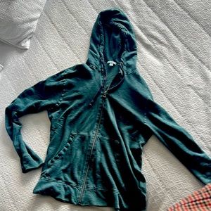 James Perse Vintage Wash Zip Up Hoodie 1 (S)